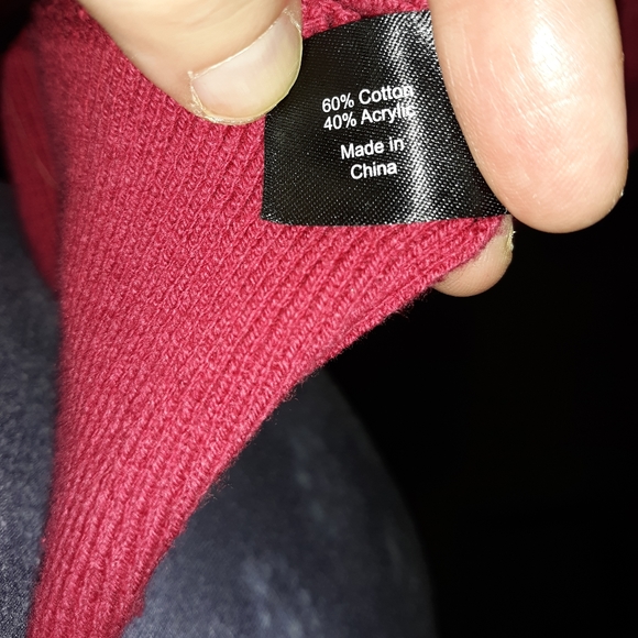 Lane Bryant Open Cardigan Berry Colored 18/20 - Picture 6 of 6